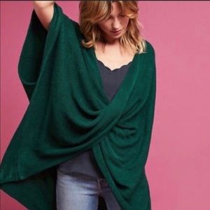 NWT Anthropologie Sleeping on Snow green pullover